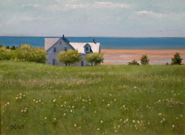 Art of House near the sea by Gary Dagnan